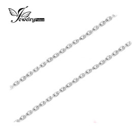 Jewelrypalace New Italian Round Rolo Chain Necklace Only Send With Our Pendant Pure 925 Solid Sterling Silver 0.9 1mm 16 18 Inch