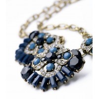 New Short Design Luxury Exaggerate Black Flower Choker Necklace Vintage Necklace Collar Necklace Brand Fashion Jewelry